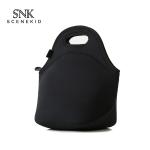 Eco Friendly Black Lunch Tote Neoprene Cooler Bag