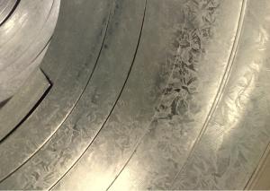 China Custom 508mm Dry or Oiled SGC490 ASTM A653 Standard Hot Dip Galvanized Steel Strip factory