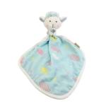 ODM OEM Baby Sheep Toys Stuffed Animal Doudou Baby Comforter Skin Friendly