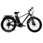 48V 17Ah 7 Speed Electric Fat Tire Bike 750W 26 Inch Electric Mountain Bike For