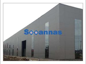 China Building Fabricated Steel Structure With Sandwich Panel factory