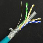 LSZH 23AWG Cat6 Shielded Cable STP SSTP High Performance Pure Bare Copper