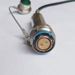 J599 series 2 pin optical fiber square flange socket industrial connector