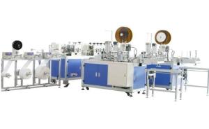 China Stable Performance Non Woven Face Mask Making Machine , Mask Production Line factory