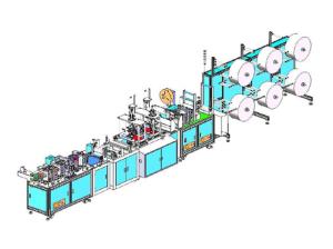 China Easy Operating Disposable Face Mask Manufacturing Machine For Building Material Shops factory
