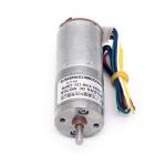 JGA25-370B Large Torque Small DC Gear Motors 1360rpm With Tachometer Encoder