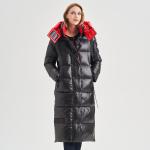 FODARLLOY 2022 warm hooded cotton-padded clothes slim long down winter jackets