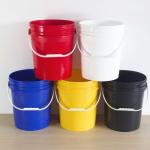 Packaging Container 1-50L Capacity Customized Logo Plastic Round Bucket Pail for