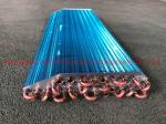 CF2Cl2 R410a Hot Water Coils HVAC Evaporator Corrugated Fin