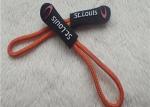 Fashion Anti - Slip Rubber Zipper Puller With Dots Two Color 65*9mm