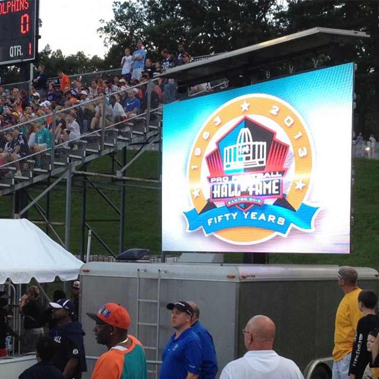 Outdoor LED Display Screen with 500*1000mm Custom Size Aluminum Cabinet and 2