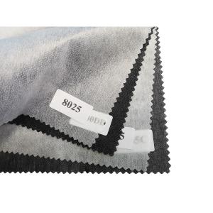 China Interlinings Linings 16-100gsm Polyester Double Dot Non Woven Thin Fusible Interlinings factory