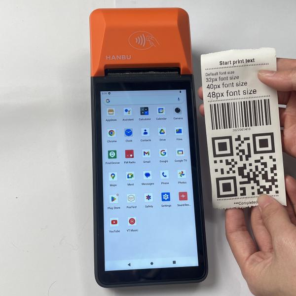 China User Friendly Smart POS Terminal Mobile Android POS System 5.99 Inch With NFC Support on sale