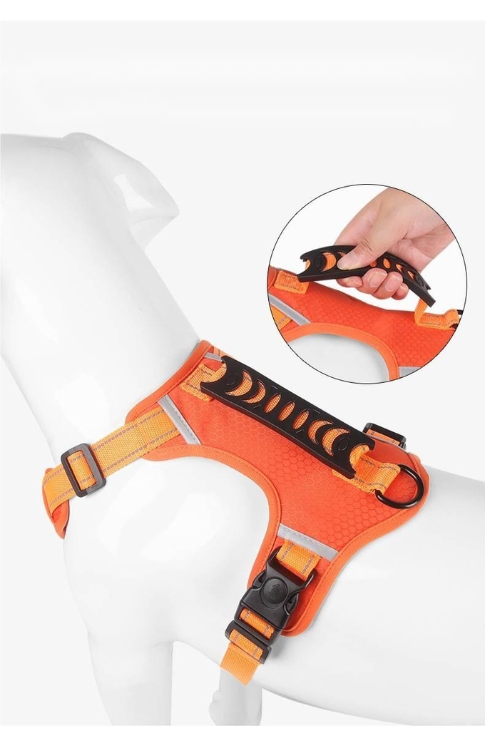 Lightweight Pet Oxford Cloth Harness Vest Reflective Strips For Pets