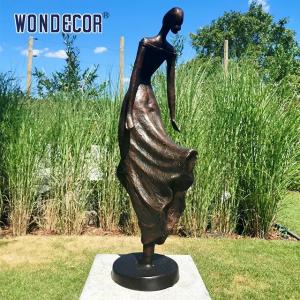China modern high-quality Life-Size Abstract Bronze Sculpture of Artistic Women factory