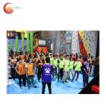 Indoor Sports Kids Climbing Wall Inflatables Obatacle Course Adventure CE ROHS