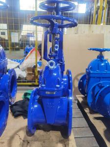 China DN50-DN800 / 2''-32'' Cast Iron Gate Valve Soft Seat Design For Industrial factory