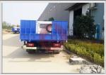 Hydraulic Ramp Roll Off Tow Truck , Dongfeng Car Carrier Tow Truck Diesel Engine