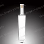 Cap Sealing 200mm glass Whiskey Bottle for Liquor