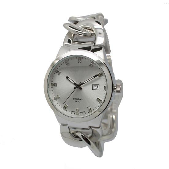 Jewelry Waterproof Wrist Watch , Mechanical Automatic Watch With Calendar