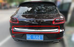 China Porsche Macan 2014 Auto Body Trim Parts Stainless steel Tail Door Trim factory