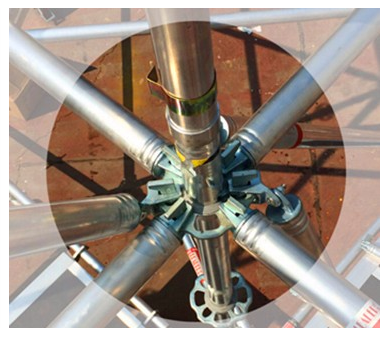 Durable Mobile Scaffold Tower Aluminium Cuplock Scaffolding For Station Maintenance