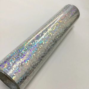 China 130 Micron Printable Silver Reflective Heat Transfer Vinyl factory