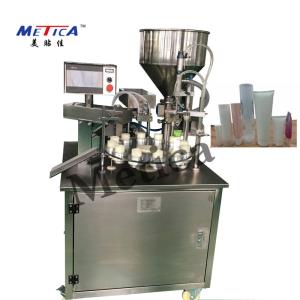 China Ultrasonic Soft Tube Filling And Sealing Machine with 30L-40L Hopper volume factory