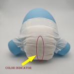 Ultra Thin Nonwoven Disposable Diaper Pants with Green Blue ADL