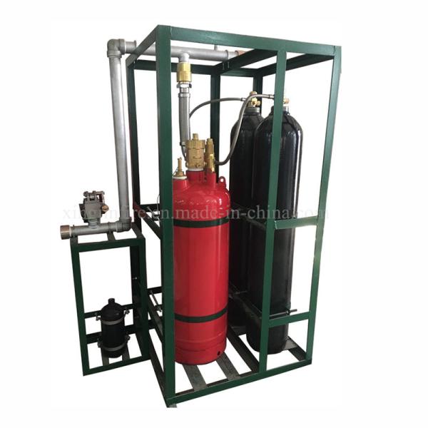 High Safety FM200 Piston Fire Suppression Station For FM200 Fire Extinguishing