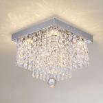 Crystal Led Ceiling Square Lamp for Corridor Ladder Entrance Chandelier(WH-CA-93