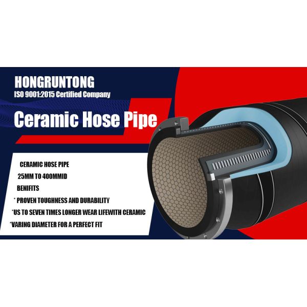 Ceramic Hose Pipe High Wear Resistance Long Service Life Superior Pressure Tolerance