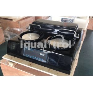 Stepless Speed Manual Metallographic Grinding and Polishing Machine Double Disc