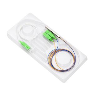 China 1.5m Fiber Optic Splitter , G652D G657A1 G657A2 Sc Apc Splitter 0.9mm factory