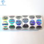 Glossy Vinyl Custom Sticky Labels Gold Foil Thank You Circle Stickers