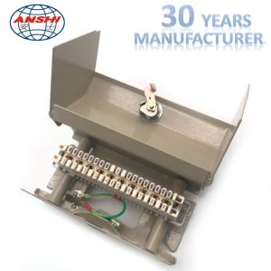 China 10 Pairs Metal Distribution Box With Earthing System with LSA Profile Module on sale