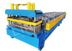 Prepainted Color Steel Roofing Sheet Making Machine 0.4-0.6mm Wave Shape
