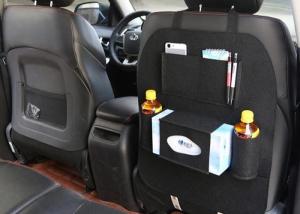 China Custom Size Car Back Seat Storage Bag , Felt Car Seat Hanging Storage factory