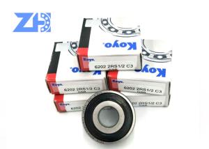 China 6202 12 2RS C3 Deep Groove Ball Bearing6202 122RSC3 Size 15x35x11 Mm factory