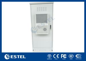China 20U Capacity Outdoor Telecom Enclosure Galvanized Steel Single Wall With Heat Insulation factory