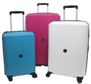 China Anti Theft Zip ODM Silk Lining PP Trolley Luggage factory