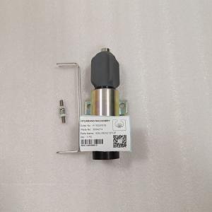China Excavator Parts 3864274 24V Fuel Shutdown Solenoid Stop 3864274 For 6D31 HD700-7 HD820 SK200-3 factory