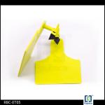 860 - 960Mhz RFID Livestock Ear Tags , Cattle Identification Tags For Wild Bison