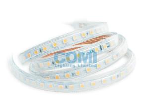 China 5050 Outdoor IP67 High Voltage LED Strip Lights 84LEDs/ M max 50Meters Per Run Length factory