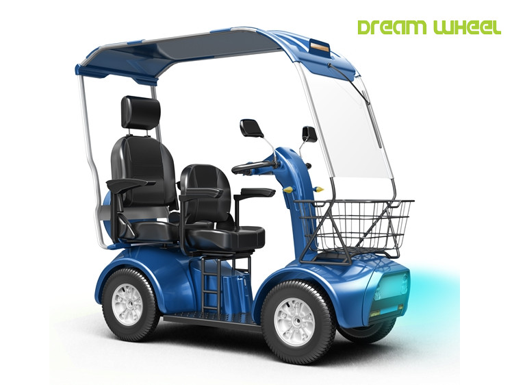 130kg 4 Wheel 2 Seater Electric Mobility Scooter 48V 20Ah