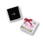 High Quality Rigid Elegant Cardboard Ring Bracelet Necklace Jewelry Gift Box