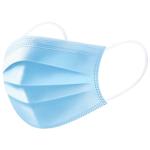 Non Woven Blue Disposable Face Mask , 3 Ply Face Mask Disposable Bfe 95%
