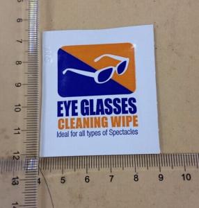 China cheaper than cloth/China factory single packed customized wet wipes for glasses factory