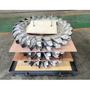Q345-B Material Pelton Hydro Turbine For Single Or Multi-Jet Runner Type