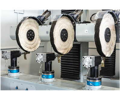 CNC Automatic Metal Surface Grinding Polishing Machine For Brass Faucet Handle 2